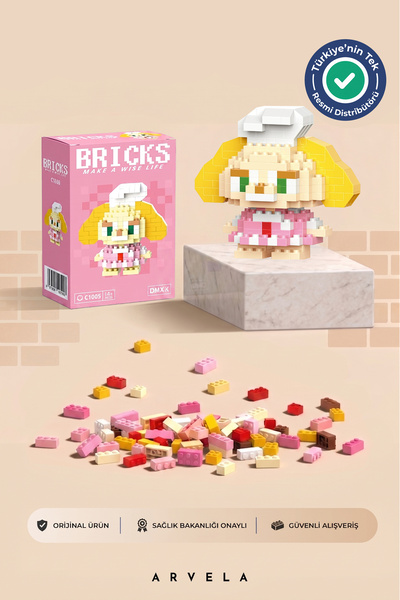 Bricks make a wise life Cookie Ann Karakteri - Eğitici Oyuncak Yapboz - Orijinal