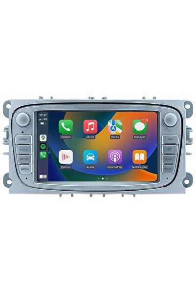 Mat Ford Connect-mondeo-focus Oval Gri Android Multimedya Teyp 4/64 8 CEKİRDE...