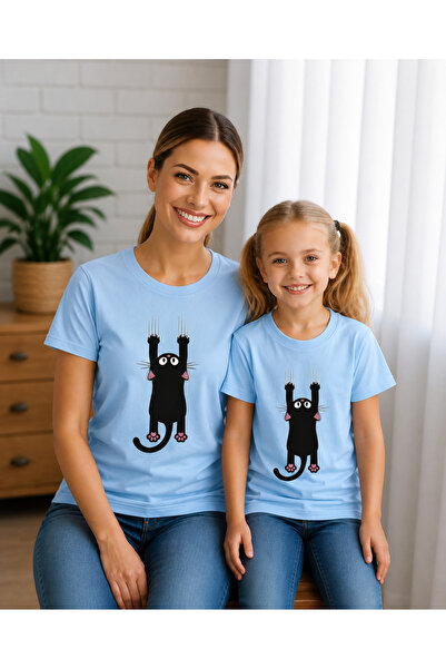 VODEXA Tricou supradimensionat pentru mamă și copil, combinație de tricouri, ...