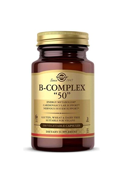 Solgar Vitamin B-Complex 50 100 Capsules