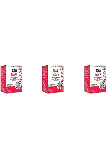 Orzax Ocean Methyl B12 Methylcobalamin 1000 Ug 5 ml 3-Pack