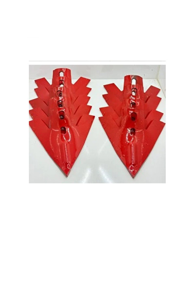 AKÇA Kültivatör Pabucu 7 MM Çelik 9 Adet (20 CM) ÇELİK - Kazayağı Pabucu ÇİVA...