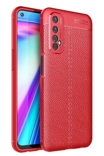New Face Ilkeshop New Realme 7 Case Auto Focus Cover (194544) - Red