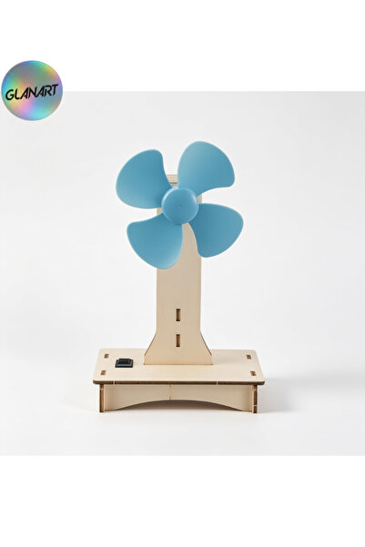 Glanart robotik kendin yap elektrikli fan yapım seti çocuklar için