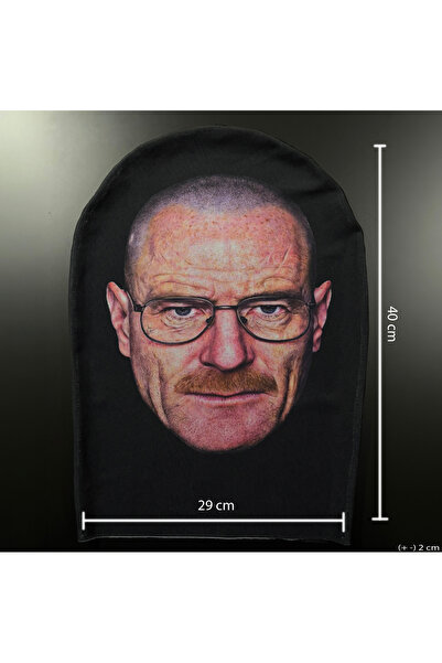 Yansıma Heisenberg Baskılı Yıkanabilir Kumaş Maske - Özel Tasarım Karakterli ...