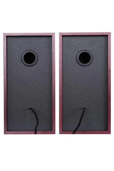 Epilons Lo Ds105 6W Ahşap Gövdeli Masaüstü Stereo Hoparlör - Usb + 3.5Mm Girişli Pc Hoparlörü