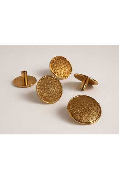 GOLDKULP ÖZEL İŞLEMELİ UFO DÜĞME KULP ÇAP-40MM