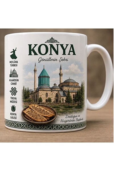 KADOREX DESIGN Turkish Cities Special Design Mug – Collection with Regional C...