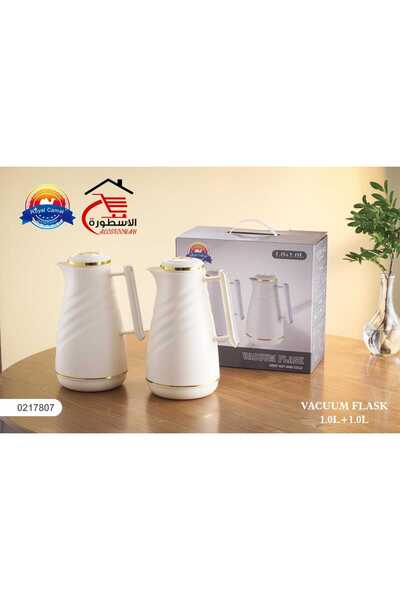 AL OSTORAH Trams Tea and Coffee Set Gold Line from the Legend 1+1L