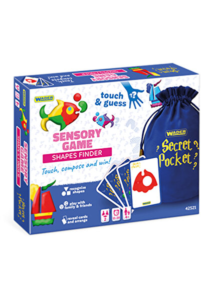 Wader Joc senzorial Play&Fun - Buzunar secret, Căutător de forme