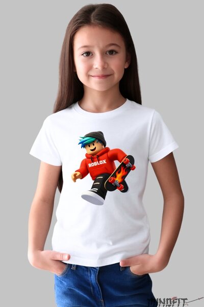 GILDAN Tricou Roblox Skater Fast Fire