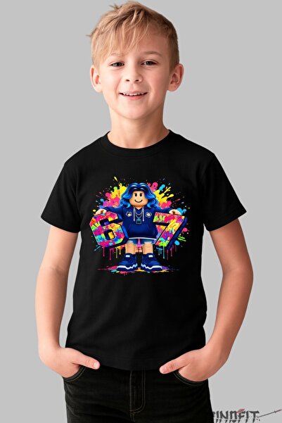 GILDAN Tricou Roblox Six Seven Model Colorat Cool