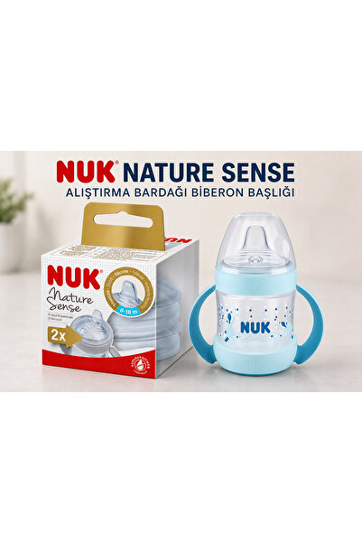 Nuk Nature Sense 2'li Alıştırma Bardağı Emziği 6-18 Ay