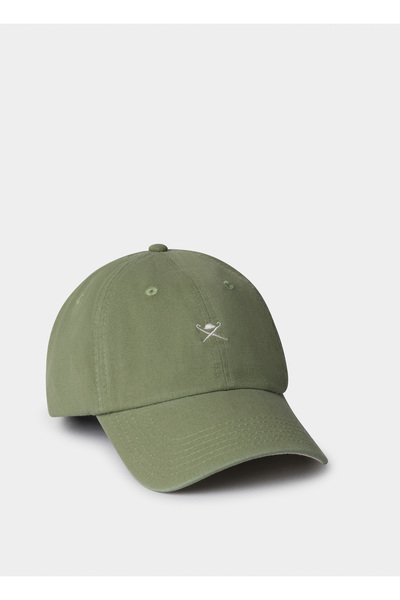 Hackett London Green Pure Cotton Men Premium Caps