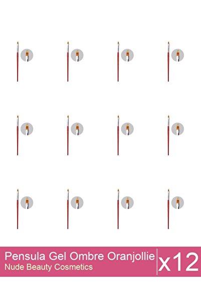 Makeup Set of 12x Oranjollie Ombre Gel Brush