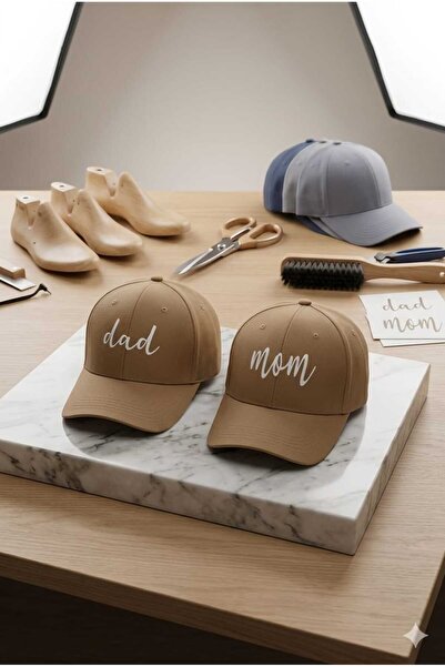 Betülce Mom Dad Lover Couple Adjustable Baseball Cap Set of 2