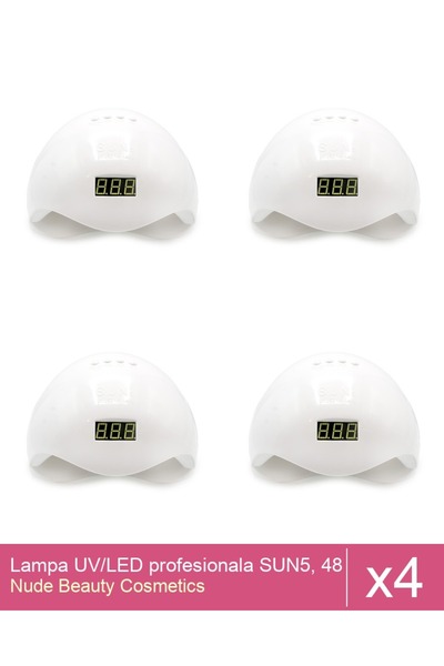 Makeup Set 4x Lampa UV/LED profesionala SUN5, 48 W