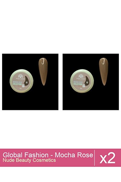 Makeup Set 2x Global Fashion - Mocha Rose Builder Gel 15g, Nr.10