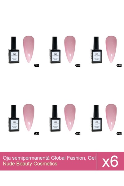 Makeup Set of 6x Global Fashion semi-permanent nail polish, Gel polish Elite ...