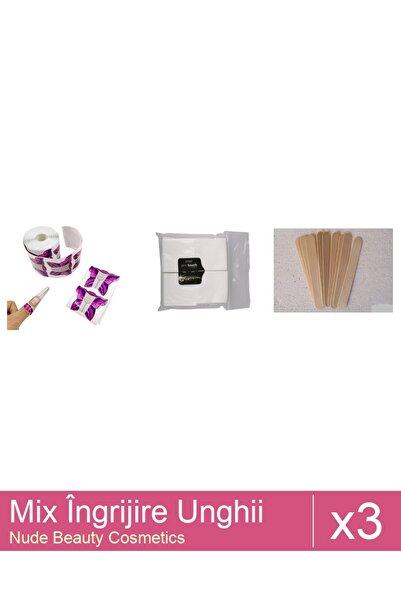 Makeup Set Mix 3 produse Ingrijire Unghii: Servetele unghii protouch, 200 buc...