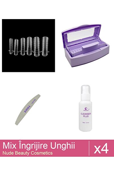 Makeup Set Mix 4 produse Ingrijire Unghii: Pila unghii EMMA, granulatie 120/1...