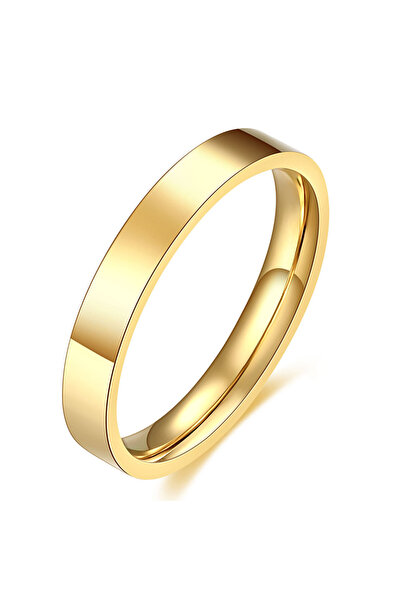 Choice25 7 Gold VQYSKO 3mm Gold Color Filled Rings for Women Girls Stacking S...