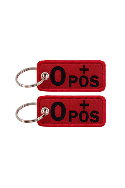Choice7 O1 1PC Red Serises Embroidered Key Cool Letter Quotation KeyTag Keych...
