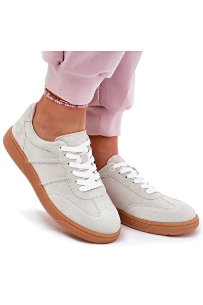 Evento Suede Low Sneakers Women Grey Paliana 41