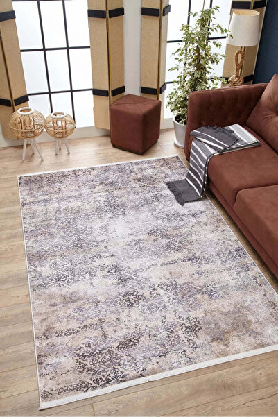 halinet Halı.Net Multi-Colored Modern Washable Non-Slip Living Room Carpet Ha...