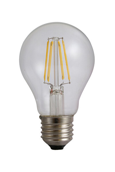 DELIGHT Filament bulb E27, model A60, 4W=45W, 6500K, cold light