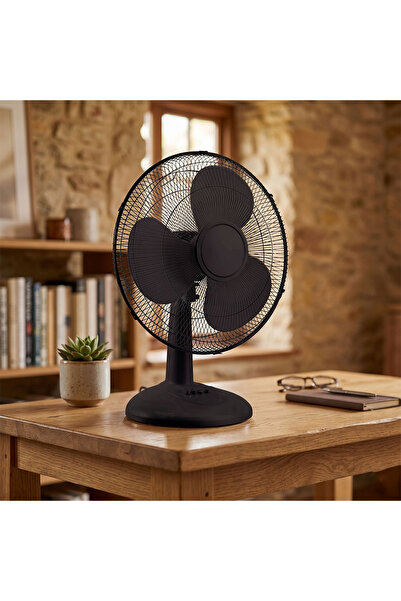 Primo Plus DENX DX2546 Table Fan with 3 Different Speeds for Home and Office ...