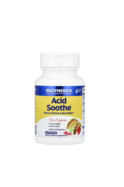 Enzymedica Acid Soothe 30 Capsule -