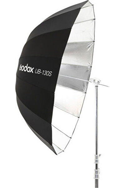 Godox UB130S - Παραβολική ομπρέλα ανάκλασης Ασημί/Μαύρο 130 cm