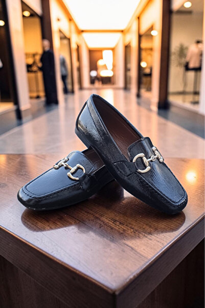 VİVA SHOES Women's Loafer Casual Buckle Ballerinas Daily Wear Thermo Sole Com...