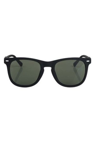 SHOPIENS Ochelari de soare din cauciuc cu ramă din plastic și lentile negre, ...