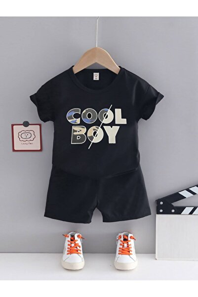 Massgai Dječji cool set majica i šortsa sa printom medveda, 100% pamuk