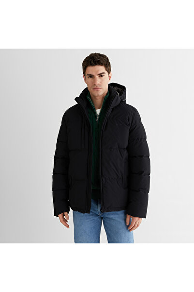 Gant Erkek Siyah Regular Fit Fermuarlı Mont