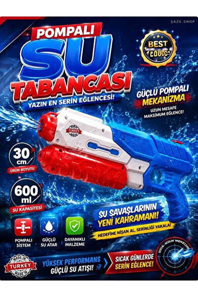 SAZE Large Size Water Gun 30 cm 600 ml Water Capacity Summer Toy