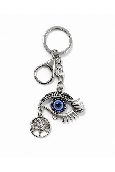 MD Moda Accessories حلية حقيبة على شكل شجرة الحياة مع خرز على شكل عين الشيطان