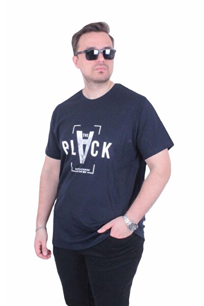 MocGrande Tricou cu gâtul în formă de O pentru bărbați, mărime mare, negru 26...