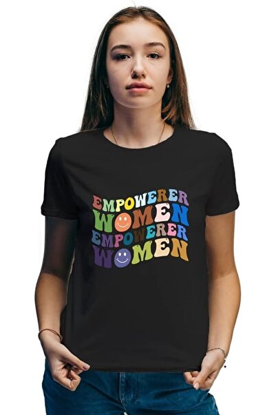 not T-Shirt For Women - Printed Design (Empower Women)| Round Neck Regular Fit