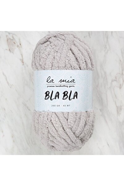 LA MİA YARNS La Mia Bla Bla siva pređa za ručno pletenje - LB012