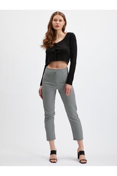 ORSAY Black women's patterned trousers