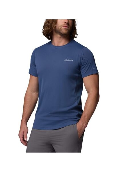 Columbia Ανδρικό Zero Rules Light T-shirt Μπλε 2118501-479