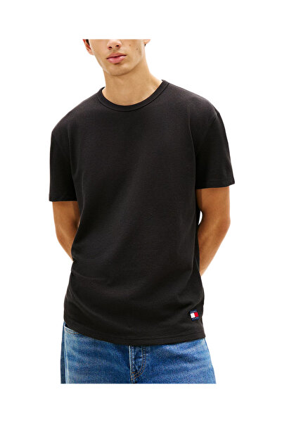 Tommy Hilfiger Ανδρικό T-shirt Μαύρο Tommy Jeans DM0DM22529-BDS