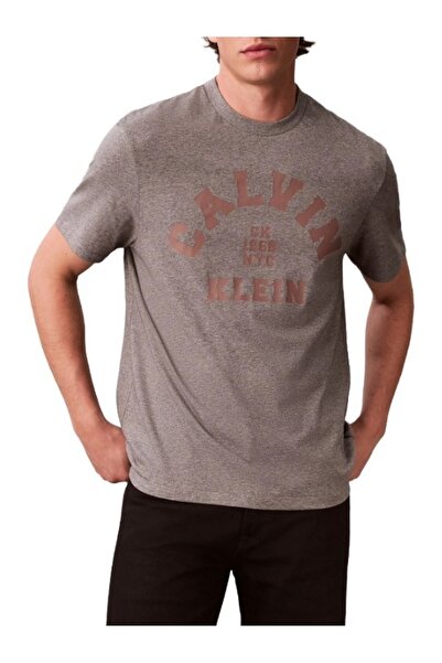 Calvin Klein Ανδρικό T-shirt Μαύρο Γκρι LV04RE810G-P7E