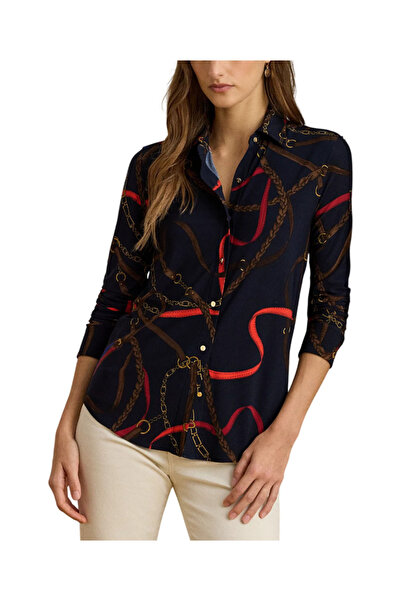 Ralph Lauren Γυναικείο Daquane Πουκάμισο Navy Μπλε 200P03716001-Navy