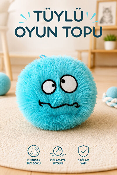 Nandy Kids Tüylü Oyun Topu Peluş Yumuşak Çocuk Oyuncağı 12 cm