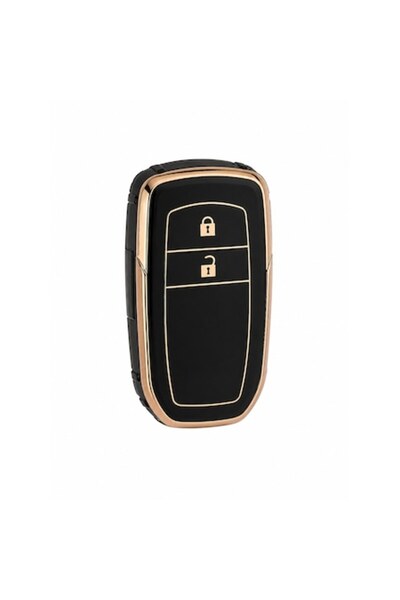 General Store Husă protecție cheie Toyota, 2 butoane, TPU, neagră