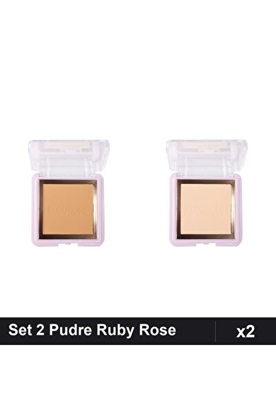 Makeup Set of 2 Ruby Rose Compact Powders PC50 PC10, Compact Foundation, Prof...